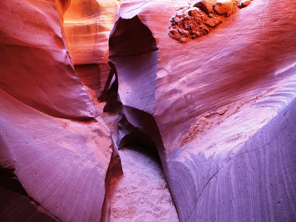 Fotografia Lower Antelope Canyonu pri Page